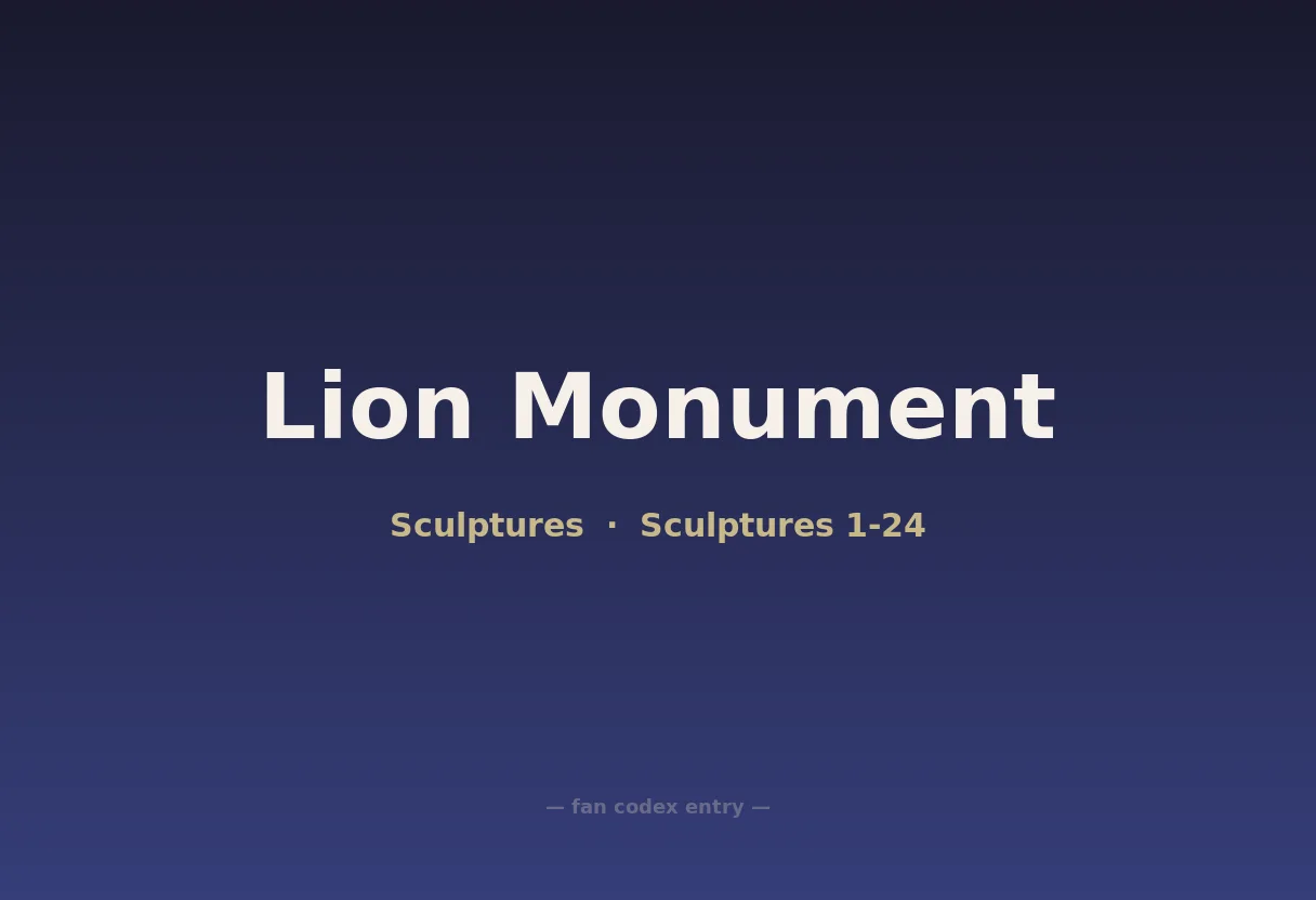 Lion Monument